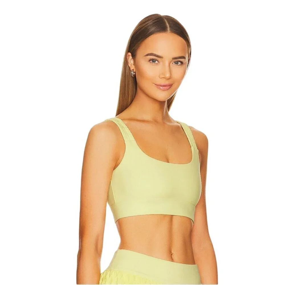 Eleven By Venus Williams Kudos Sports Bra Lemon Yellow XL - Picture 2 of 5